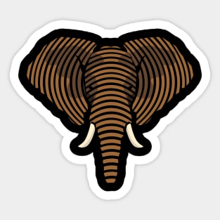 Elephant Animals Lovers Sticker